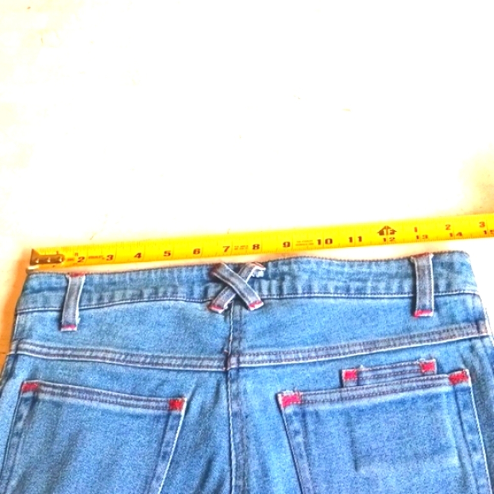 Vintage (store-Cache) Jeans with floral beaded design,...size 0..."NEW" VINTAGE - Picture 11 of 15